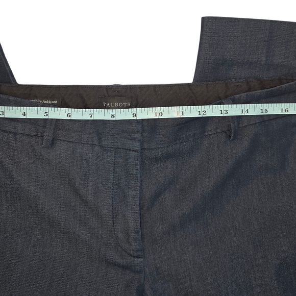 Talbots Hampshire Navy Ankle Pants Size 12P - Picture 10 of 15